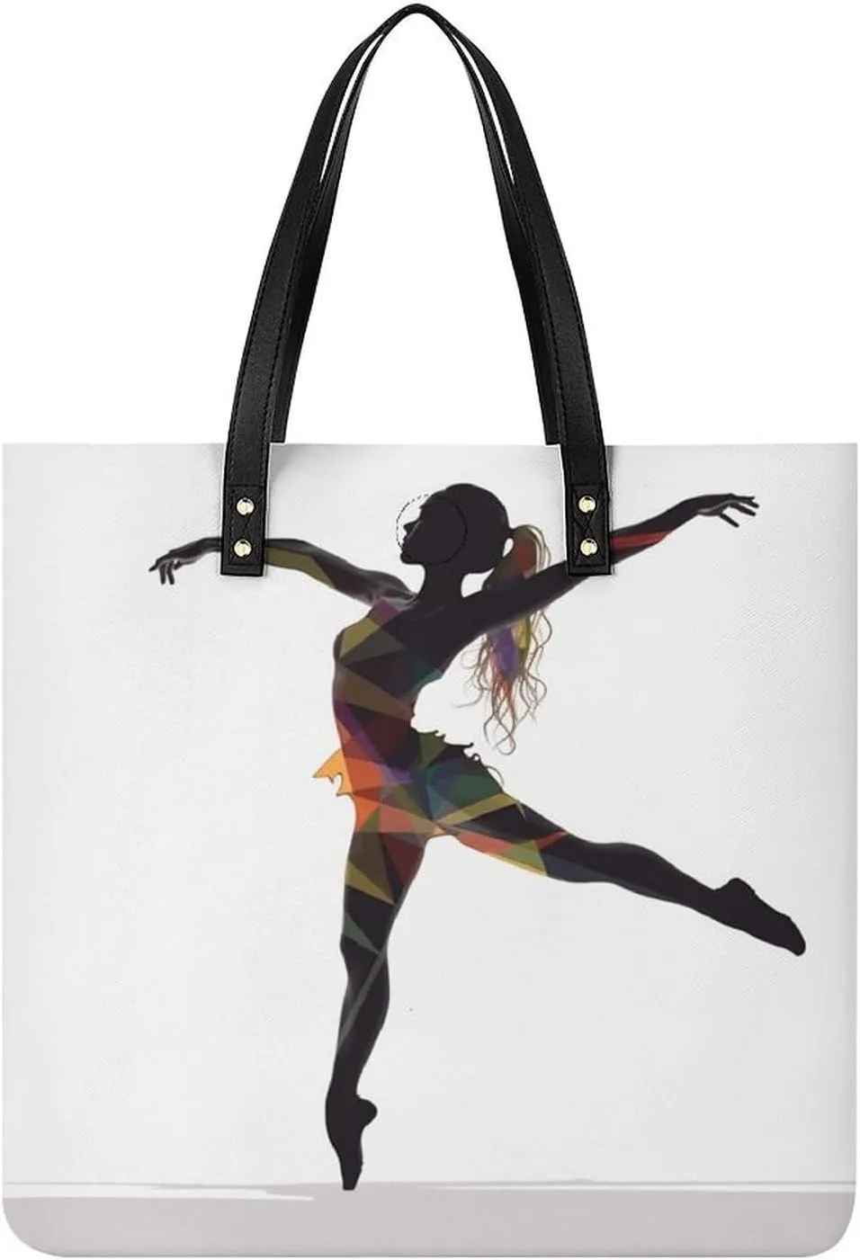 Leather Handbag for Women Tote Bag with Magnetic Buckle Boat Map Crossbody Bag Shoulder Bag