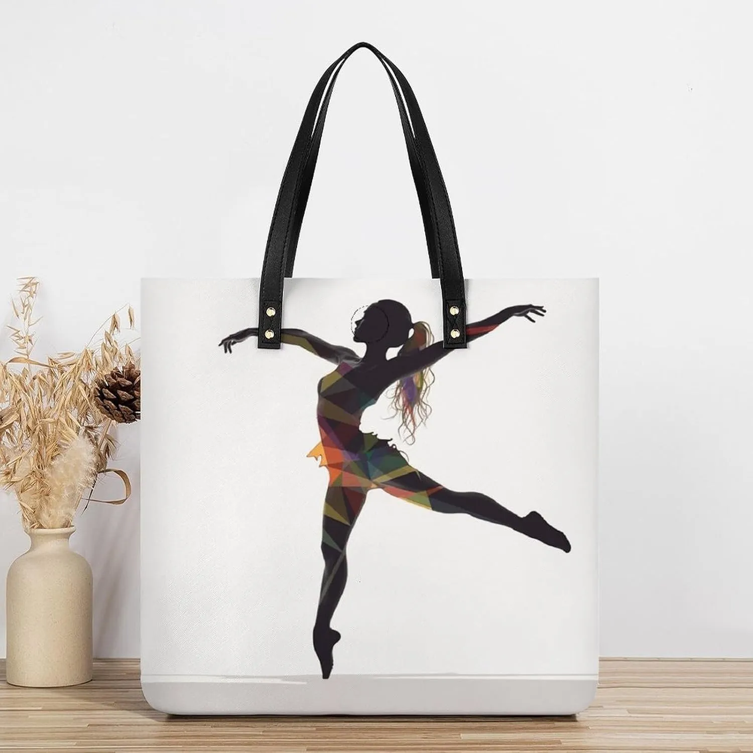 Leather Handbag for Women Tote Bag with Magnetic Buckle Boat Map Crossbody Bag Shoulder Bag
