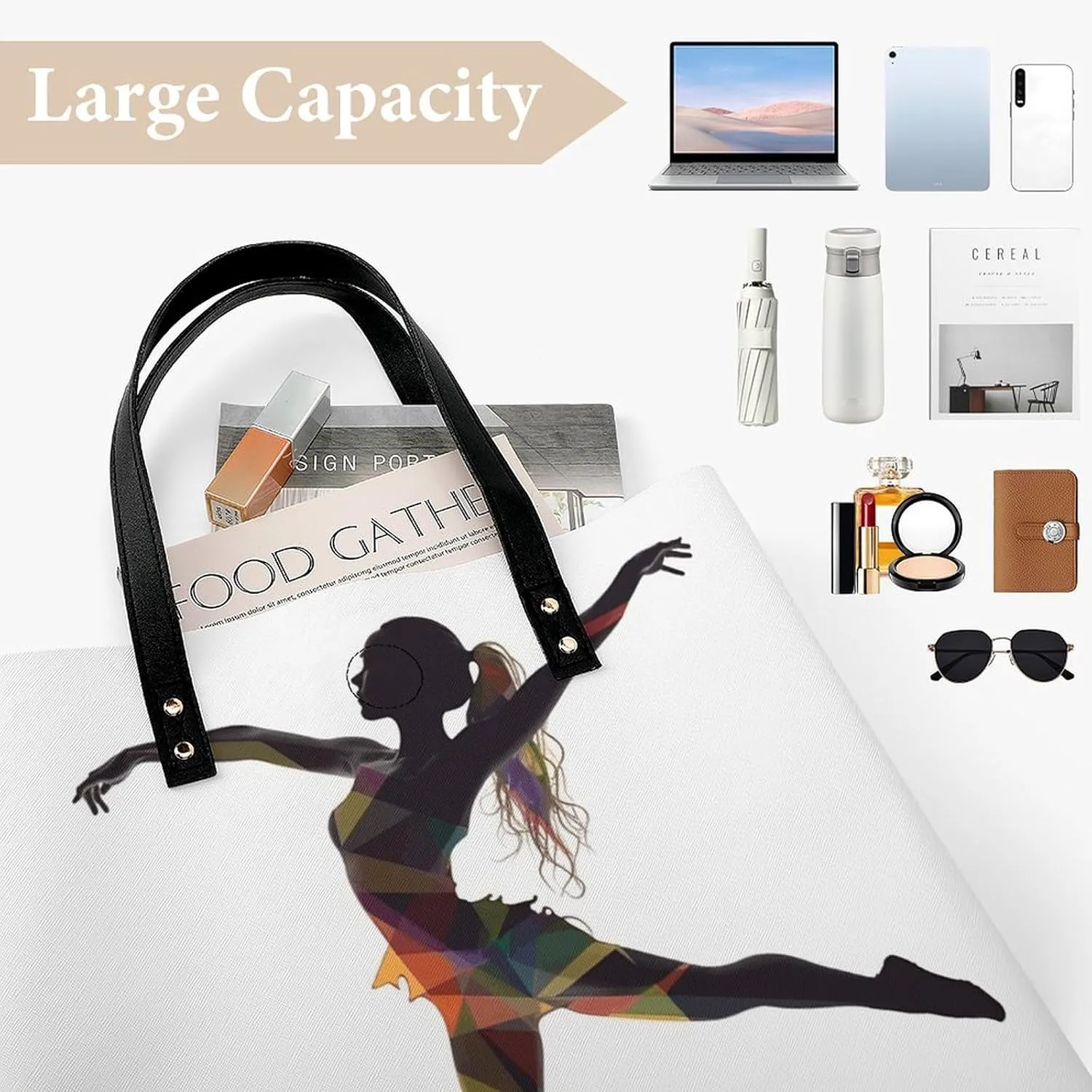 Leather Handbag for Women Tote Bag with Magnetic Buckle Boat Map Crossbody Bag Shoulder Bag