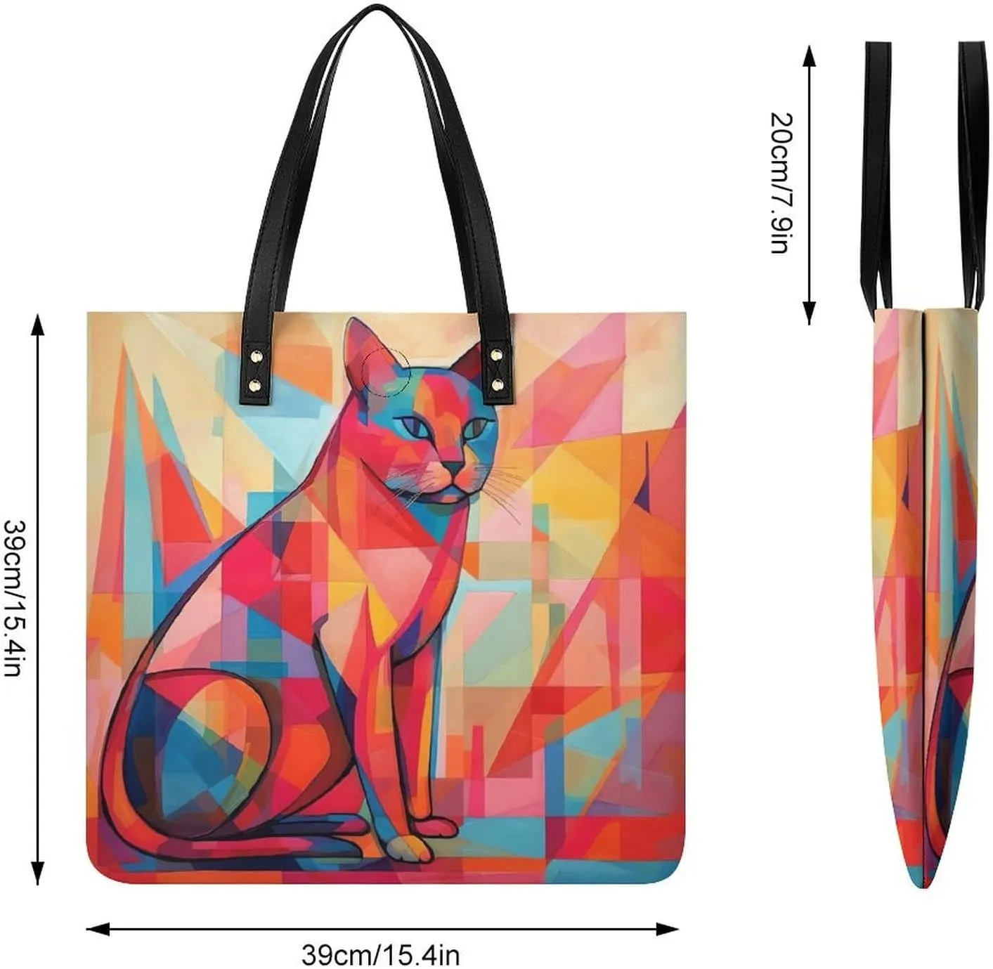 Leather Handbag for Women Tote Bag with Magnetic Buckle Rocks And Pebbles Crossbody Bag Shoulder Bags