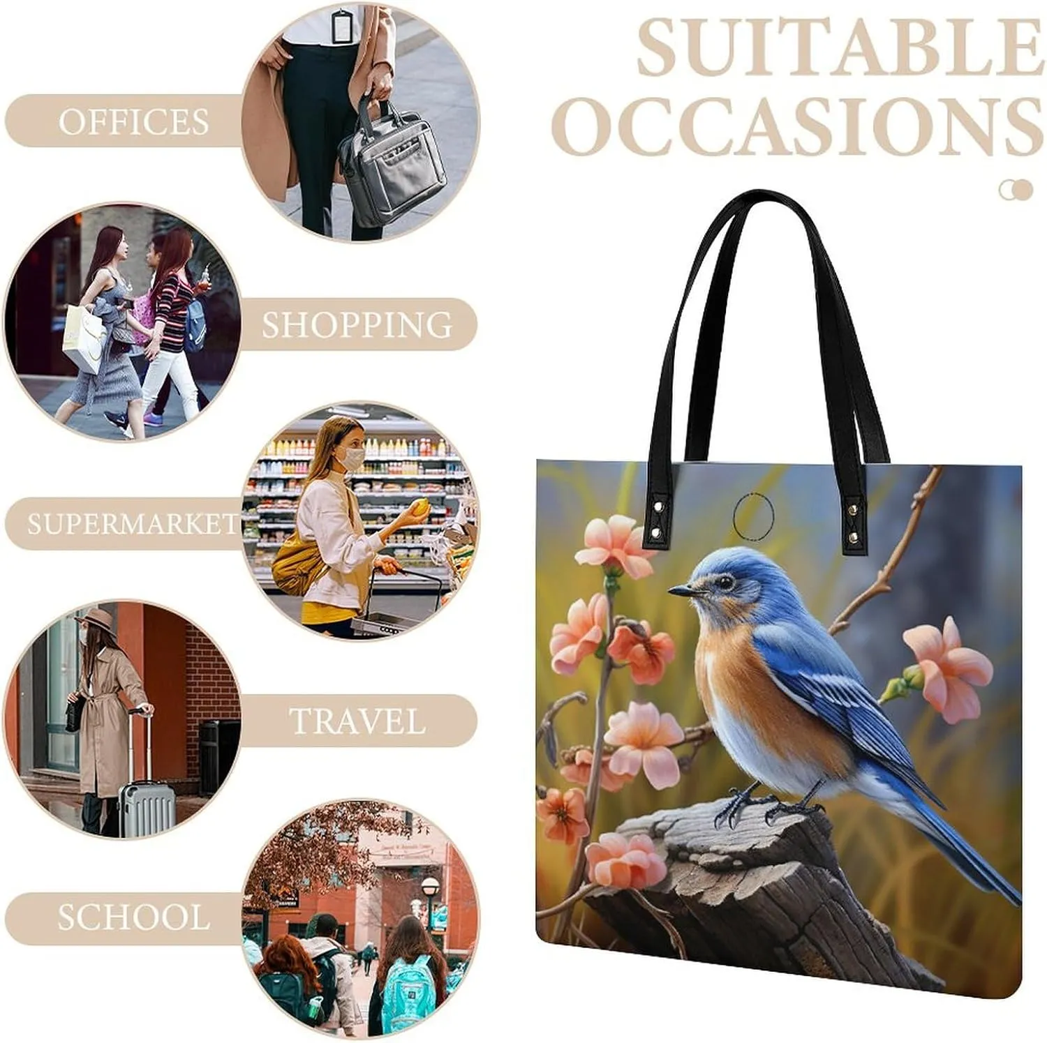 Leather Handbag for Women Tote Bag with Magnetic Buckle Visual Illusion Crossbody Bag Shoulder Bag
