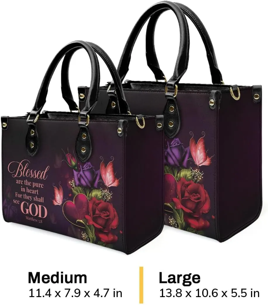 Leather Handbags For Women - Bible Bags, Religious Bag - Christian Gifts For Women - Mothers Day Gifts