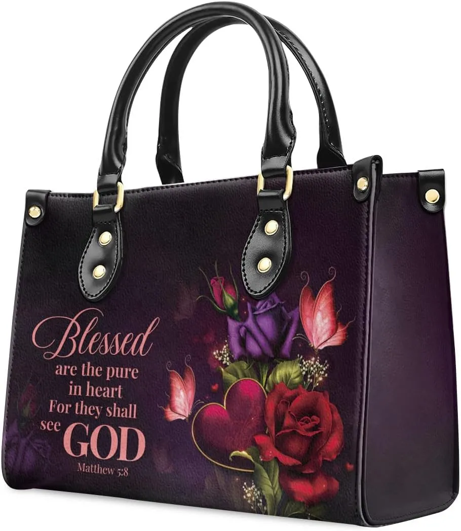 Leather Handbags For Women - Bible Bags, Religious Bag - Christian Gifts For Women - Mothers Day Gifts