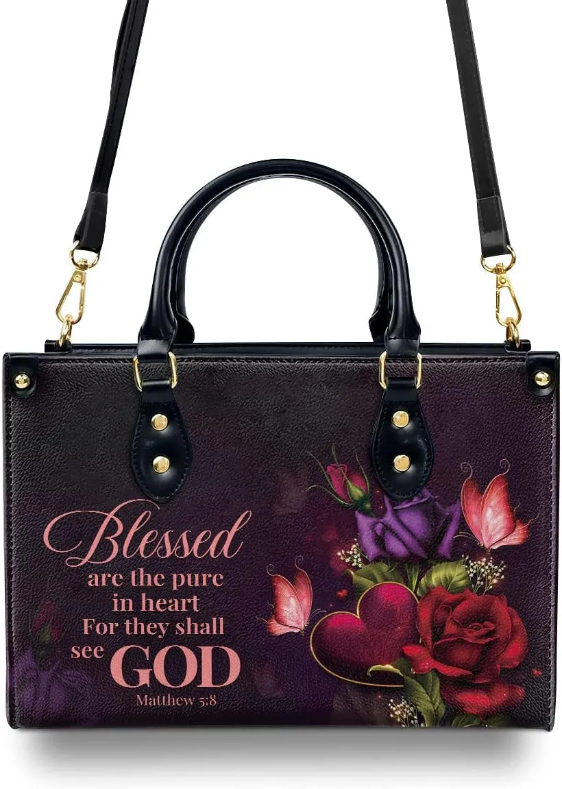Leather Handbags For Women - Bible Bags, Religious Bag - Christian Gifts For Women - Mothers Day Gifts