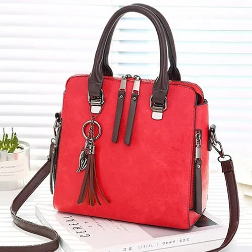 Leather Ladies HandBags Women Messenger