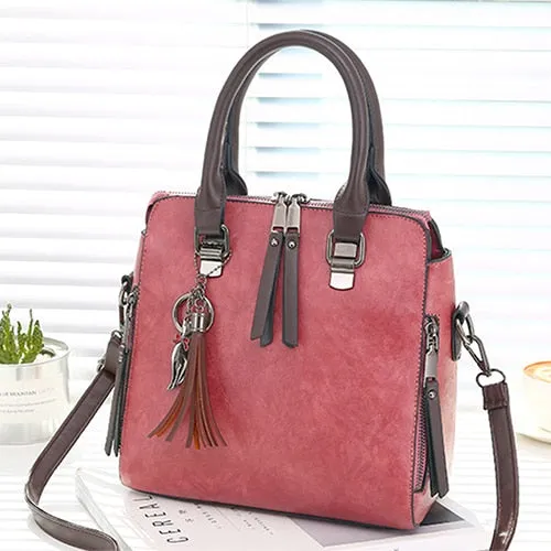 Leather Ladies HandBags Women Messenger
