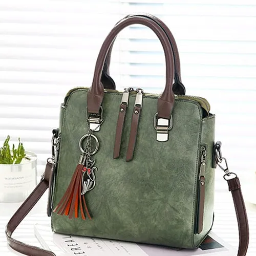 Leather Ladies HandBags Women Messenger