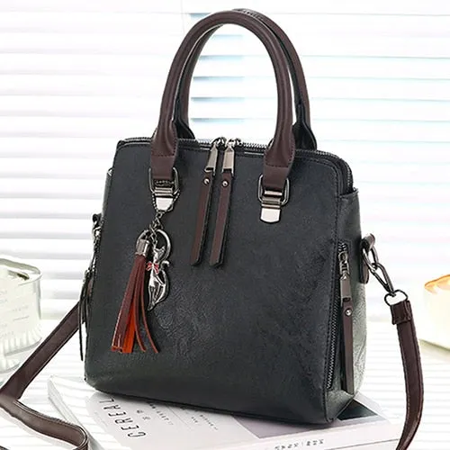Leather Ladies HandBags Women Messenger