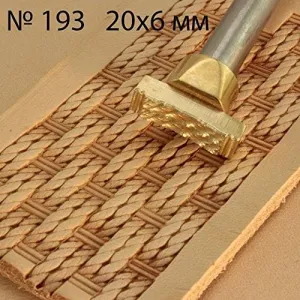 Leather Stamp Tool Stamping Working Carving Punches Tools Craft Saddle Brass #193