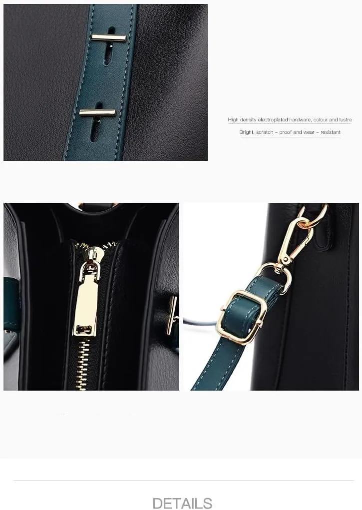 Leather Tote Bag for Women, Hobo Handbag Shoulder Bags with Adjustable Shoulder Strap