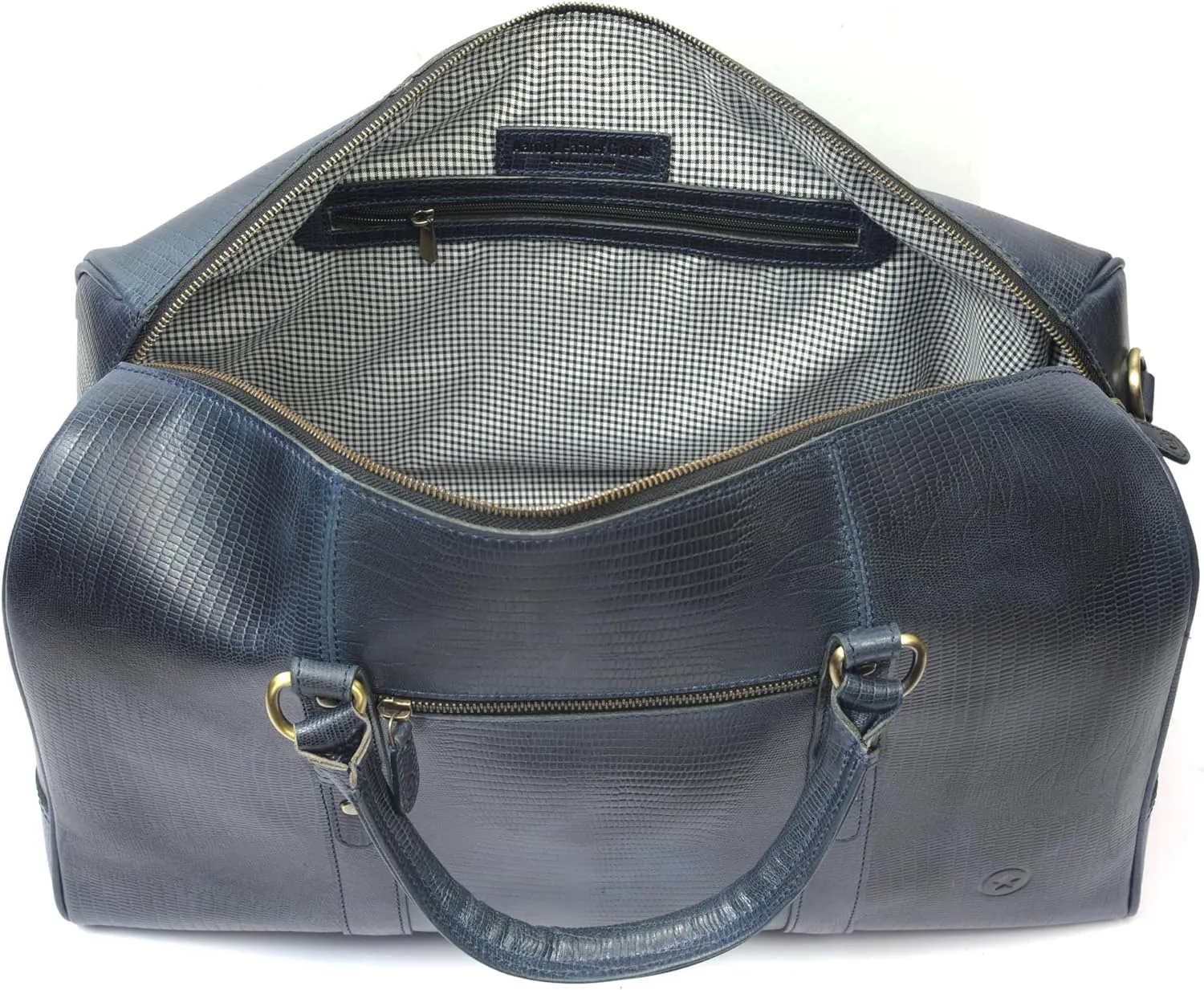 Leather Travel Duffel Bag | Gym Sports Bag Airplane Luggage Carry-On Bag | Gift for Father's Day by Aaron Leather Goods