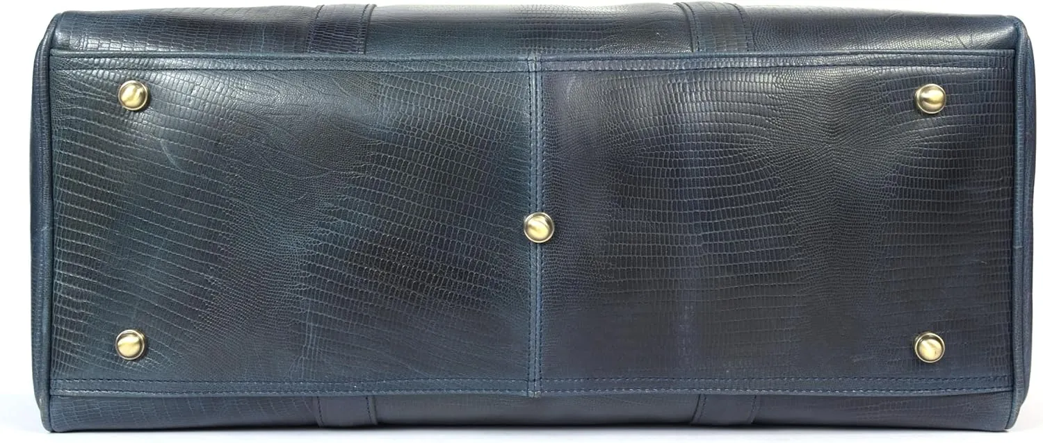 Leather Travel Duffel Bag | Gym Sports Bag Airplane Luggage Carry-On Bag | Gift for Father's Day by Aaron Leather Goods