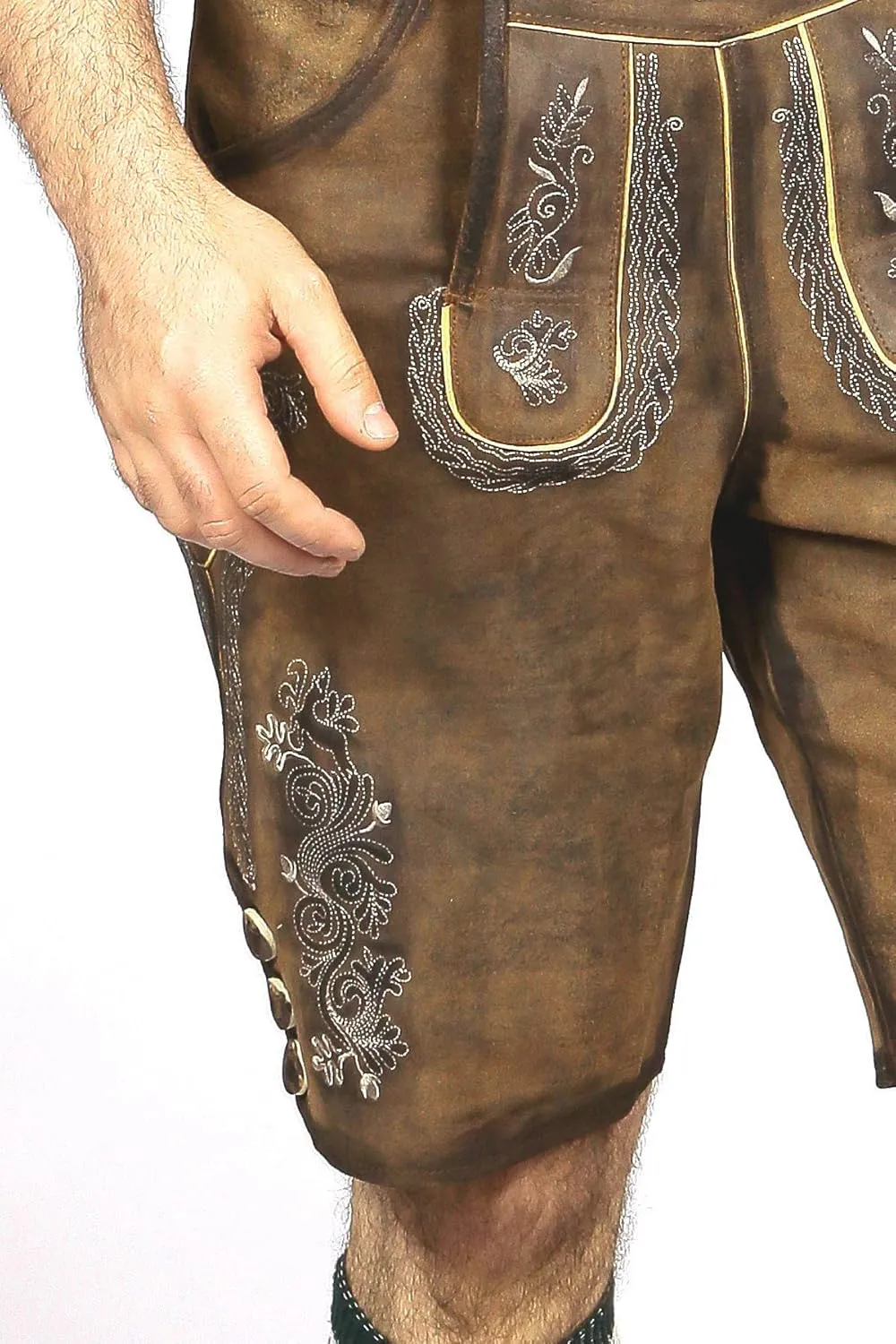 Lederhosen Store | Oktoberfest Bavarian Short Lederhosen Men | Traditional Authentic German Outfit