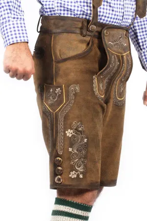 Lederhosen Store | Oktoberfest Bavarian Short Lederhosen Men | Traditional Authentic German Outfit