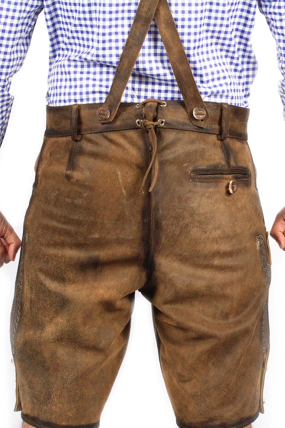 Lederhosen Store | Oktoberfest Bavarian Short Lederhosen Men | Traditional Authentic German Outfit