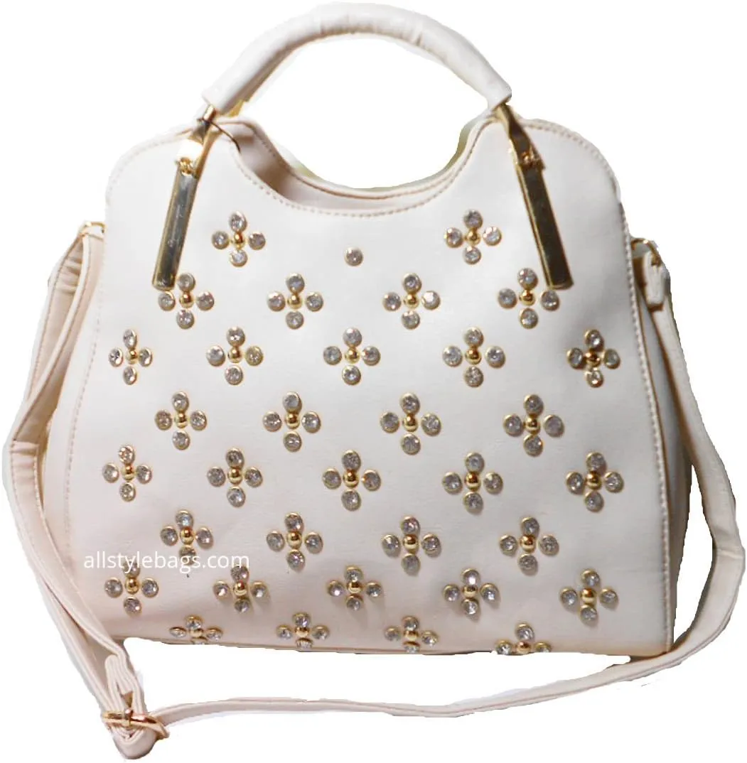 LOEM Designer inspire bling Rhinestone Shoulder bag handbag pebbled purse