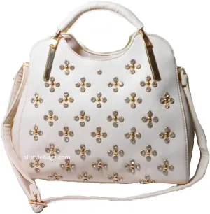 LOEM Designer inspire bling Rhinestone Shoulder bag handbag pebbled purse