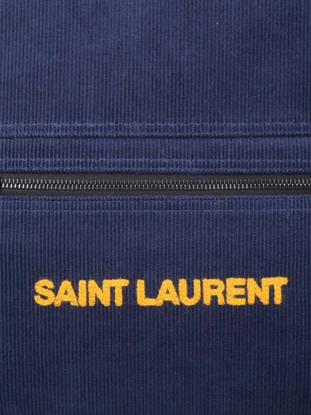 Logo Reliable service Privacy-protected Laurent Nux Backpack Blue Navy Saint Corturoy
