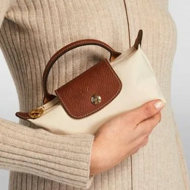 Longchamp Le Pliage Women's Mini Beige Cross Bag