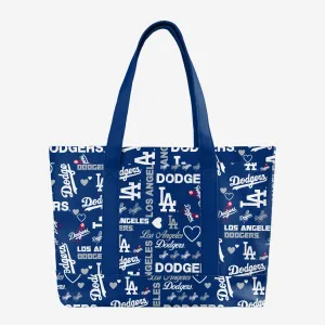 Los Angeles Dodgers Logo Love Tote Bag