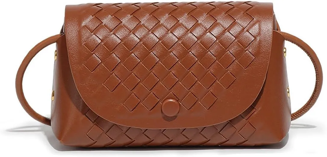 Luxury Mini Small Woven Women's Tote Leather Fashion Travel Daily Crossbody Bag