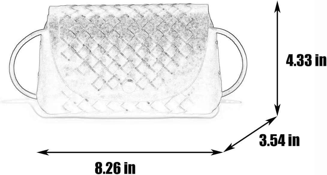 Luxury Mini Small Woven Women's Tote Leather Fashion Travel Daily Crossbody Bag