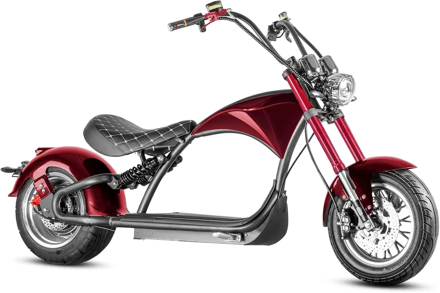 M1P Electric Motorcycle for Adults, 2000W Motor 37mph, 40  Miles Range with 60V 30Ah Battery, Full Suspension, Hydraulic Brakes,Street Legal Electric Motorcycle for Commuting
