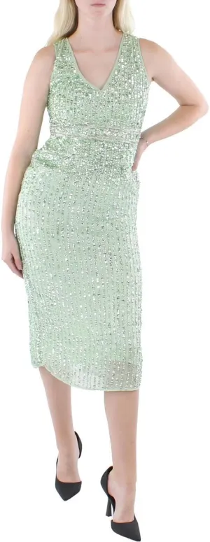 Mac Duggal 93606 Sleeveless Dress for Homecoming - Pretty Tea Length Dress for Women