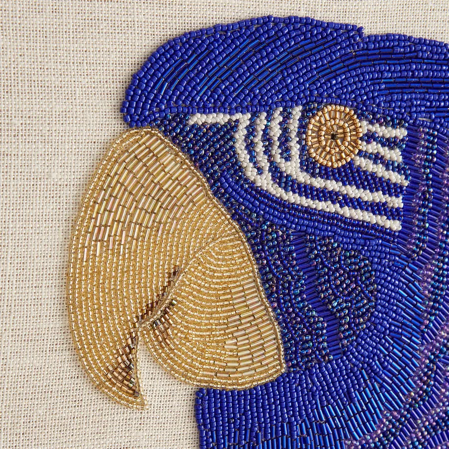 Macaw Beaded Art