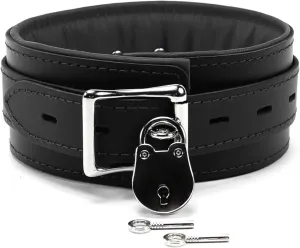 Macon Collar Supreme Lambskin Leather Ultra Soft Padded Choker