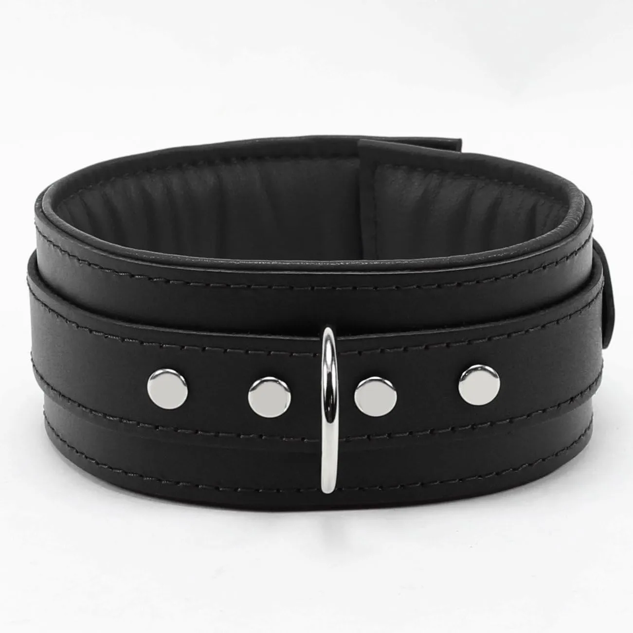Macon Collar Supreme Lambskin Leather Ultra Soft Padded Choker