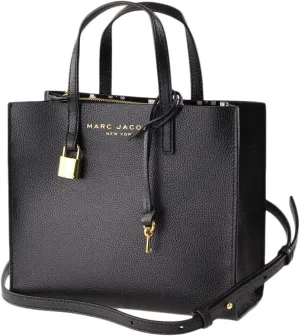 Marc Jacobs M001585 Grind Black Women Leather Handbag, Small
