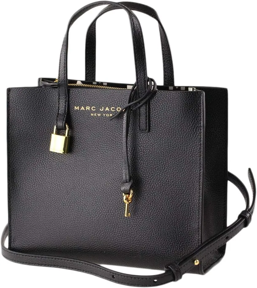 Marc Jacobs M001585 Grind Black Women Leather Handbag, Small