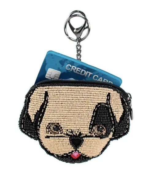 Mary Frances Puppy Love Coin Purse/Key Fob