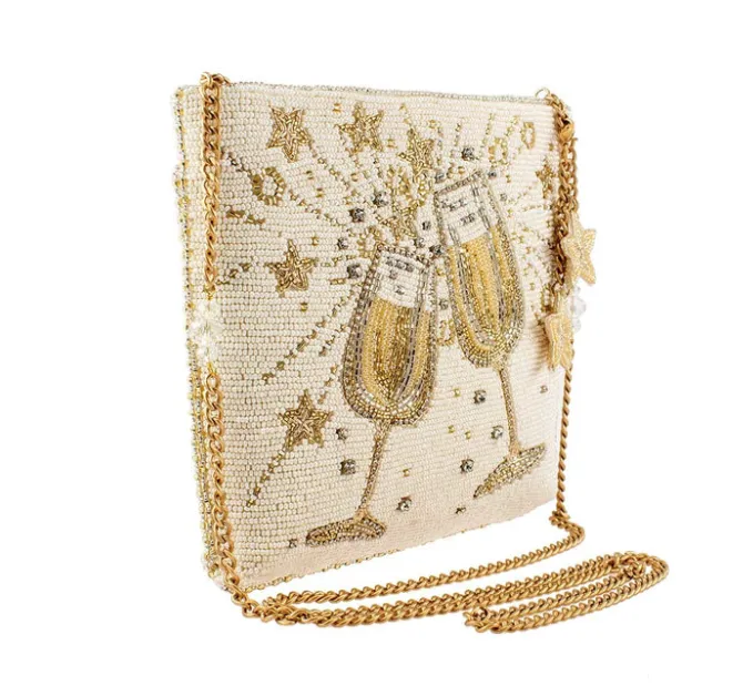 Mary Frances Toast of the Town Crossbody Handbag