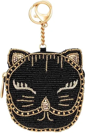 Mary Frances Whiskers Coin Purse/Key Fob, Multi