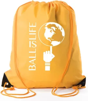 Mato & Hash Basketball Drawstring Bags with 3,6, and 10 pack Bulk Options 10PK Athletic Gold CA2500Basketball S4