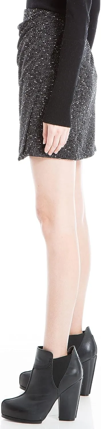 Max Studio Women's Tweed Mini Skirt