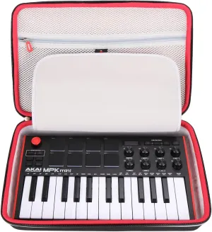 Mchoi Hard Travel Carrying Case for Akai Professional MPK Mini - 25 Key USB MIDI Keyboard Controller, Case Only