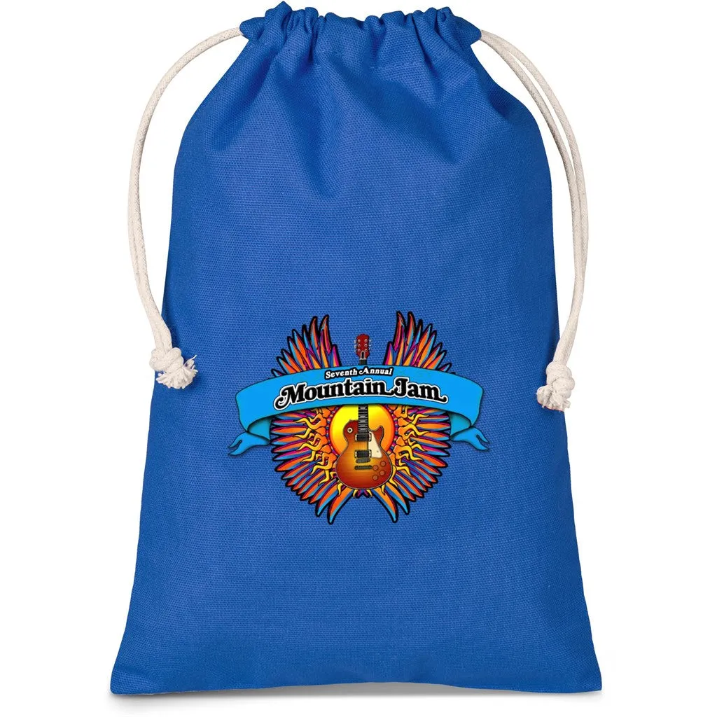 Medley Midi Cotton Drawstring Pouch