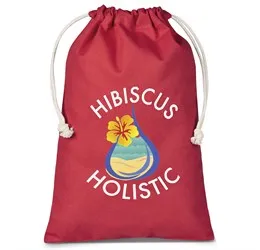 Medley Midi Cotton Drawstring Pouch