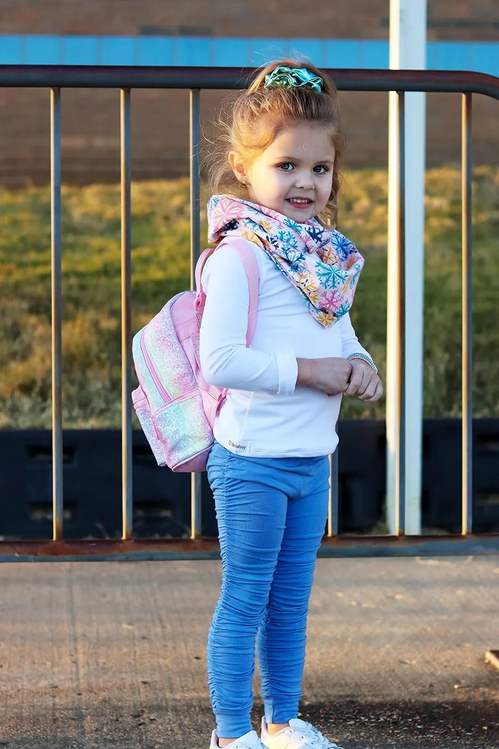 mibasies Mini Backpack for Girls Kids Rainbow Purse