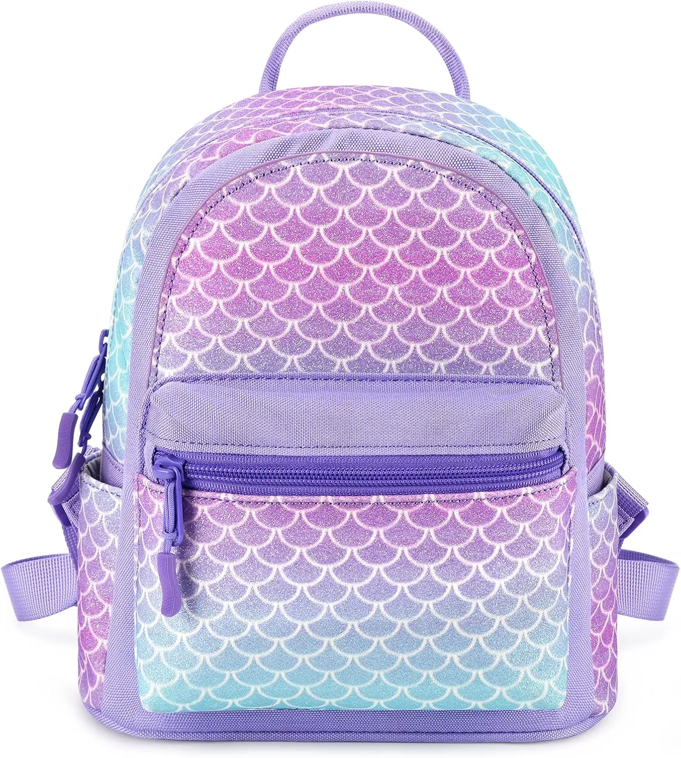 mibasies Mini Backpack for Girls Kids Rainbow Purse