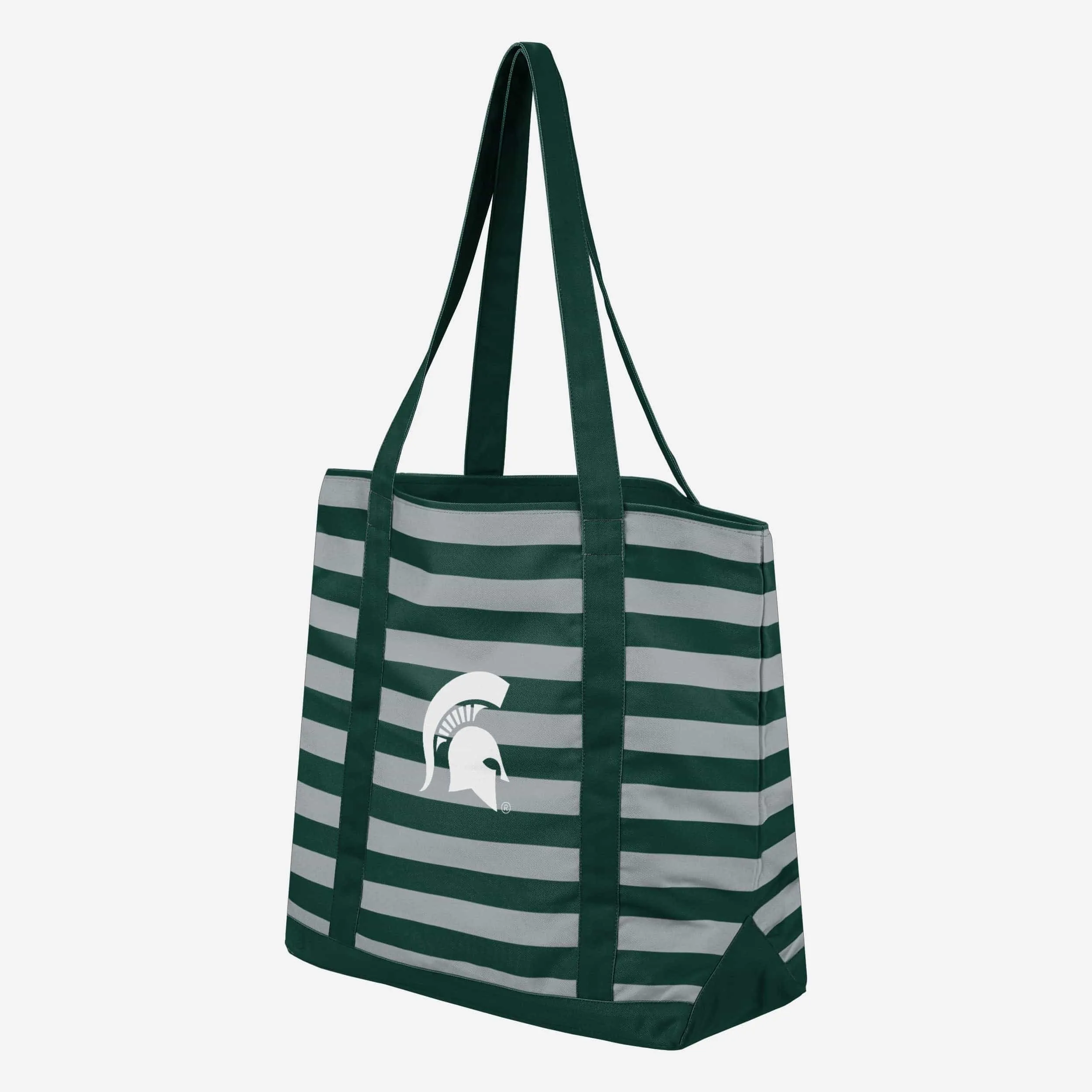 Michigan State Spartans Team Stripe Canvas Tote Bag