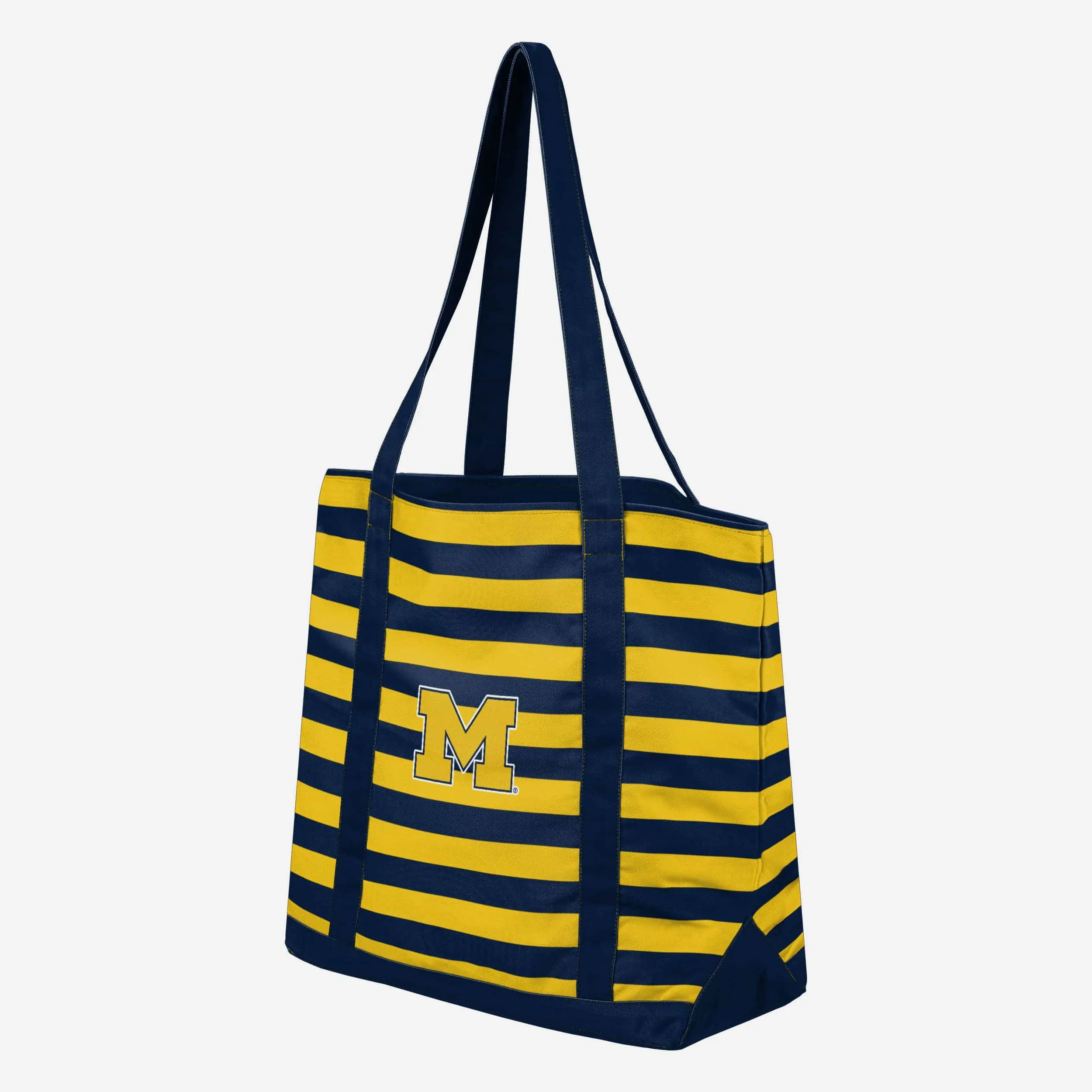 Michigan Wolverines Team Stripe Canvas Tote Bag