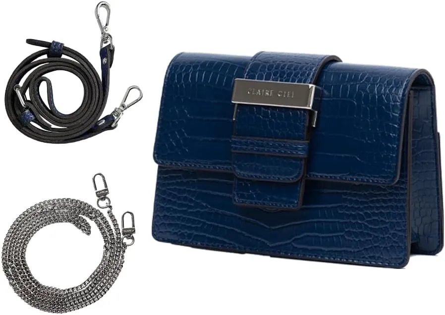 Miel Bag F Woman HandBags Cross and Shoulder Bag, Crocodile Texture, Two Strap Style