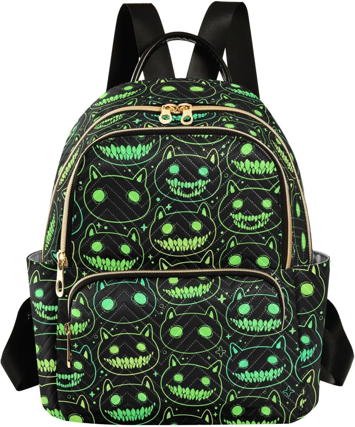 Mini Backpack Cartoon Spooky Animal Head Fashion Backpack Purse for Women,Handbag Shoulder Bag Casual Daypack, Ladies Gift for College Work（S）