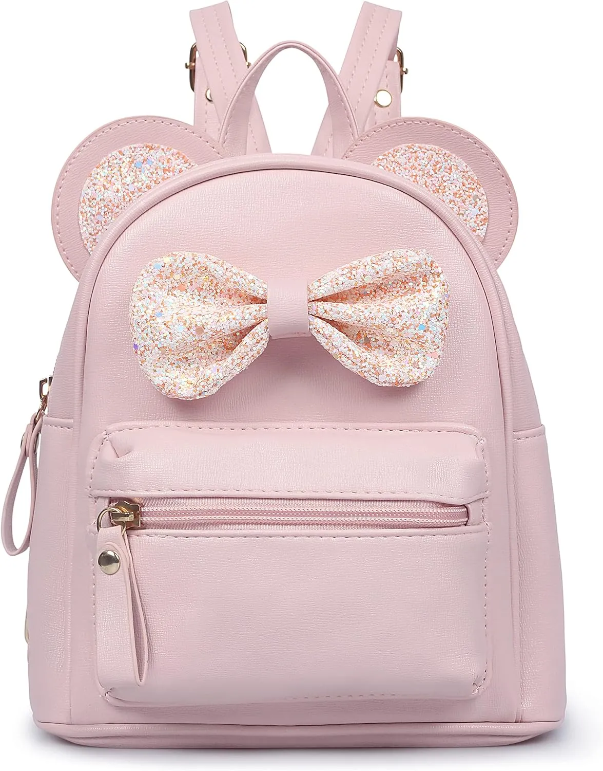 Mini Backpack for Girls - Cute Bowknot Toddler Purse With Cartoon Mouse Ears for Teens