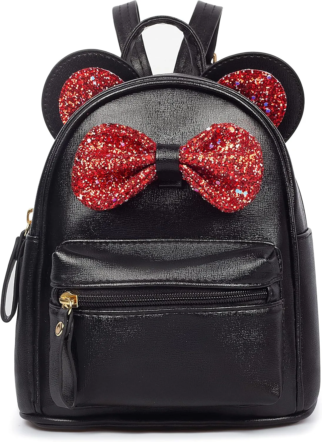 Mini Backpack for Girls with Cute Bowknot and Mouse Ears