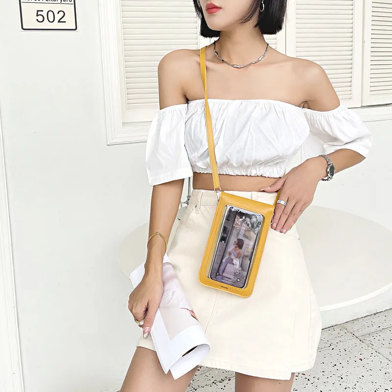 Mini Can Be Touch Screen Female Phone Bags